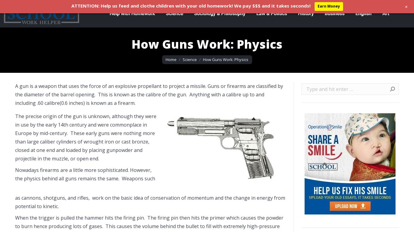 How Guns Work: Physics | SchoolWorkHelper